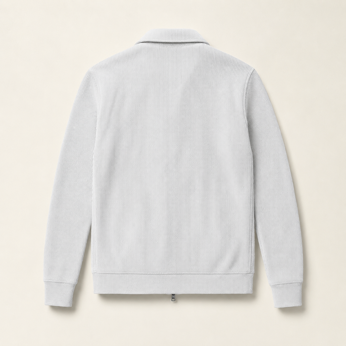 Grey Marl — The Antonino Zip Knit