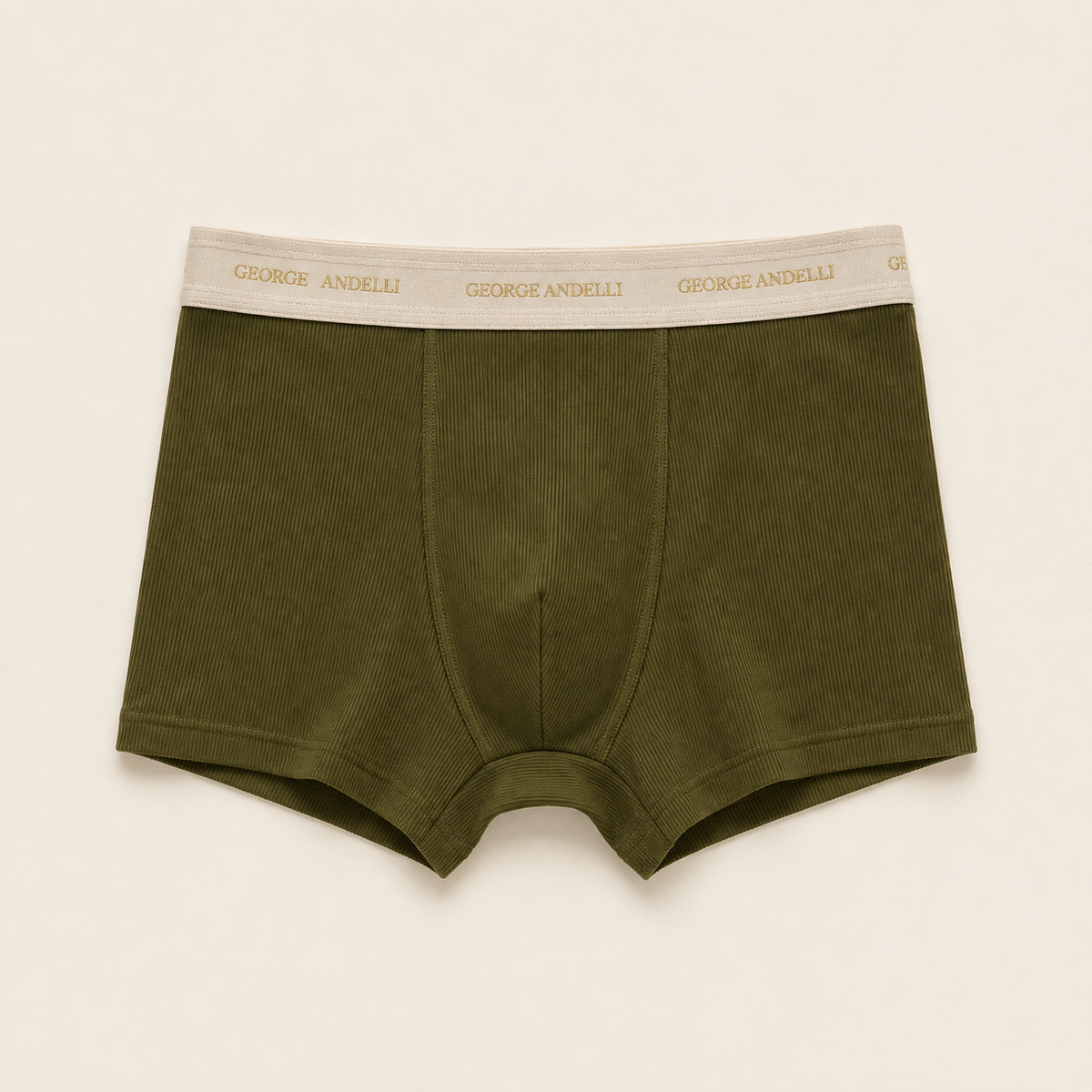 Olive — The Ribbed Boxer Three Pack