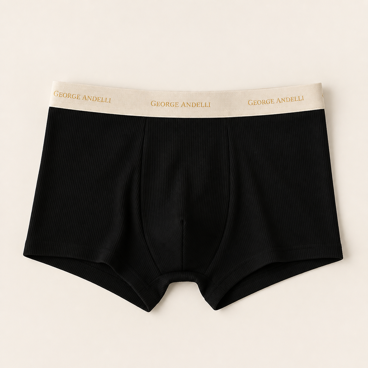 Black — The Ribbed Boxer Three Pack
