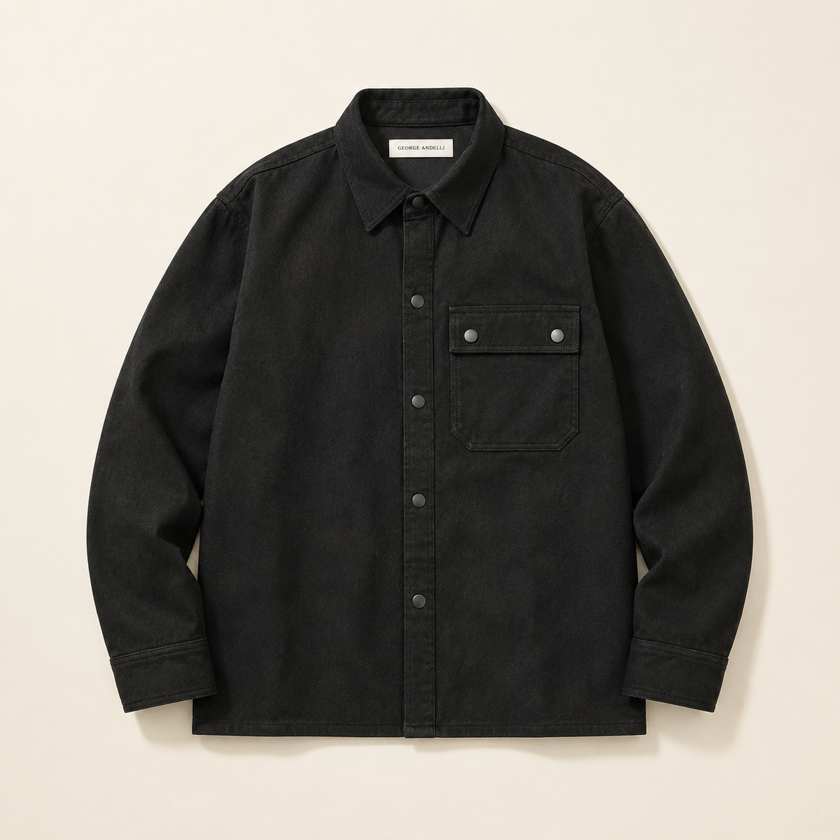 Black — The Sorrento Overshirt