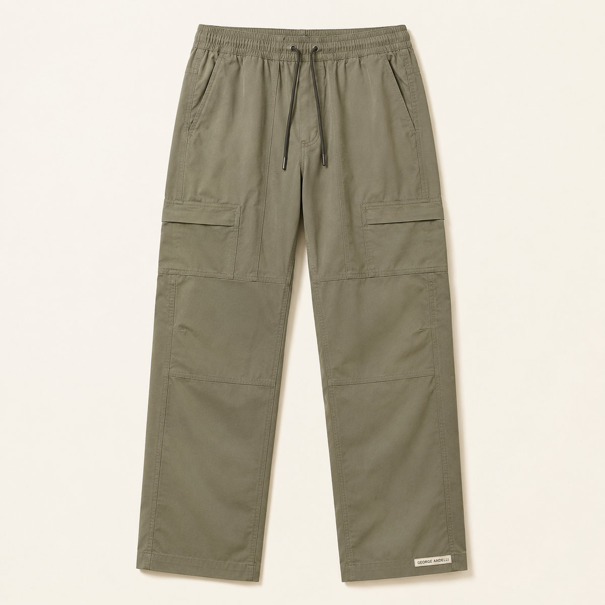 Olive — The Huston Cargo Trousers