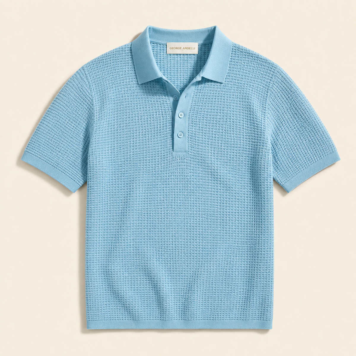 Light Blue — The Belmont Knit Polo