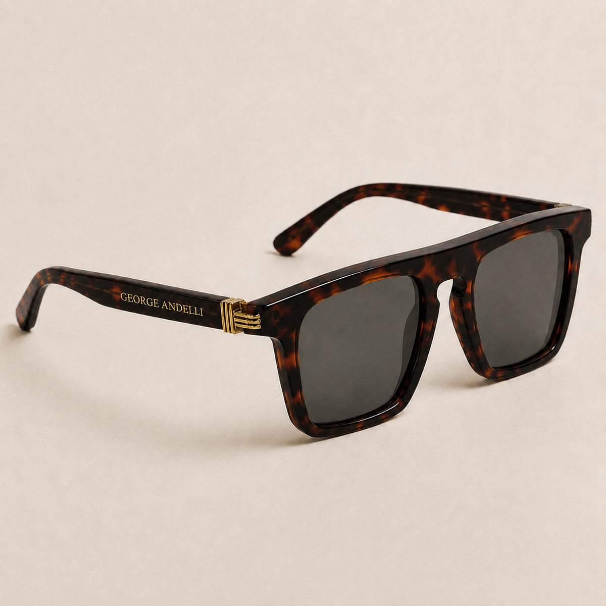 The Cadore Square Sunglasses in Dark Tortoise