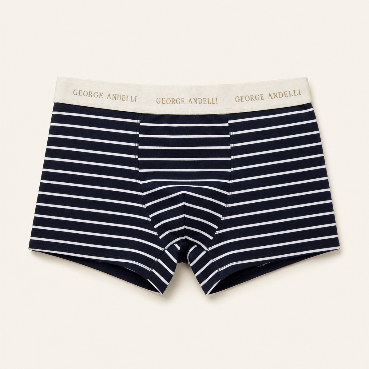 The Stripe Boxer — three-quarter view