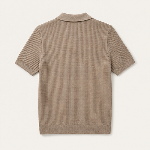 Taupe — The Alden Knit Polo