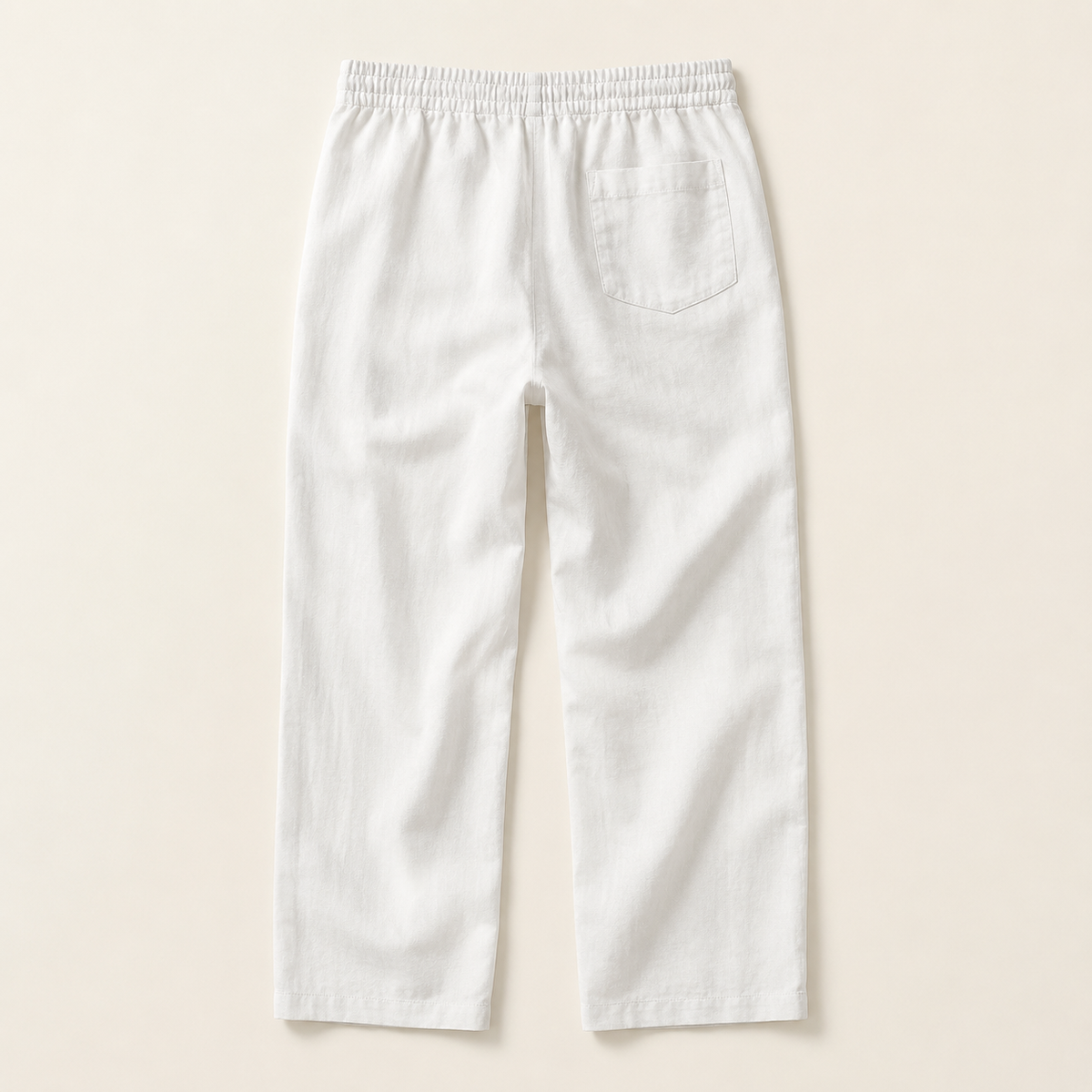 White — The Eligio Linen Trousers