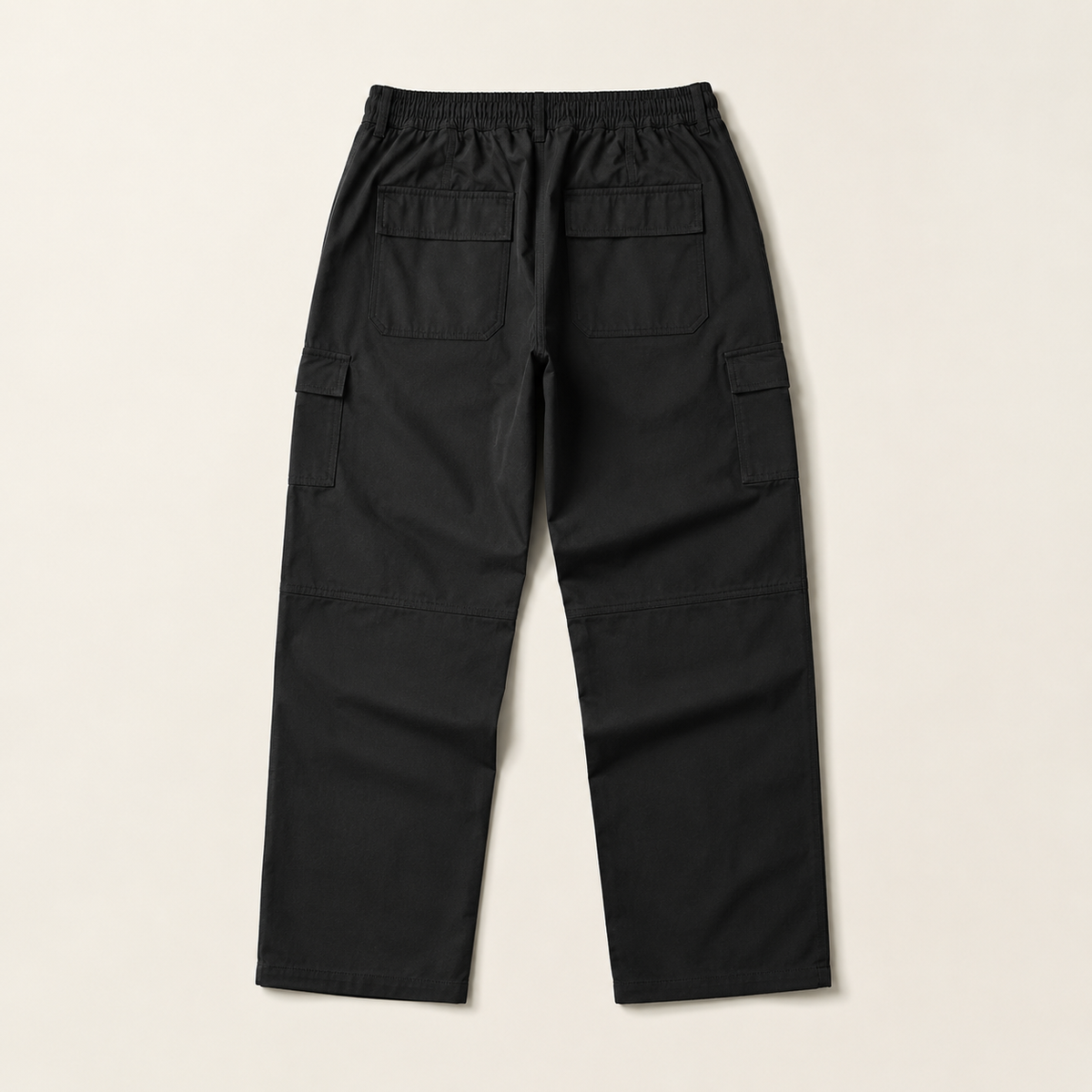 Black — The Huston Cargo Trousers