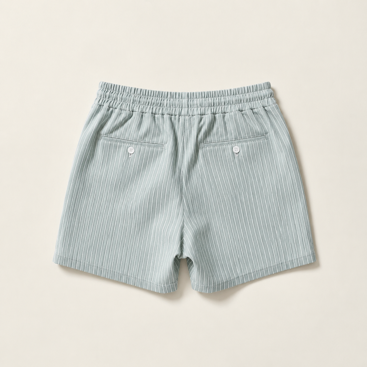 Sage Stripe — The Positano Shorts
