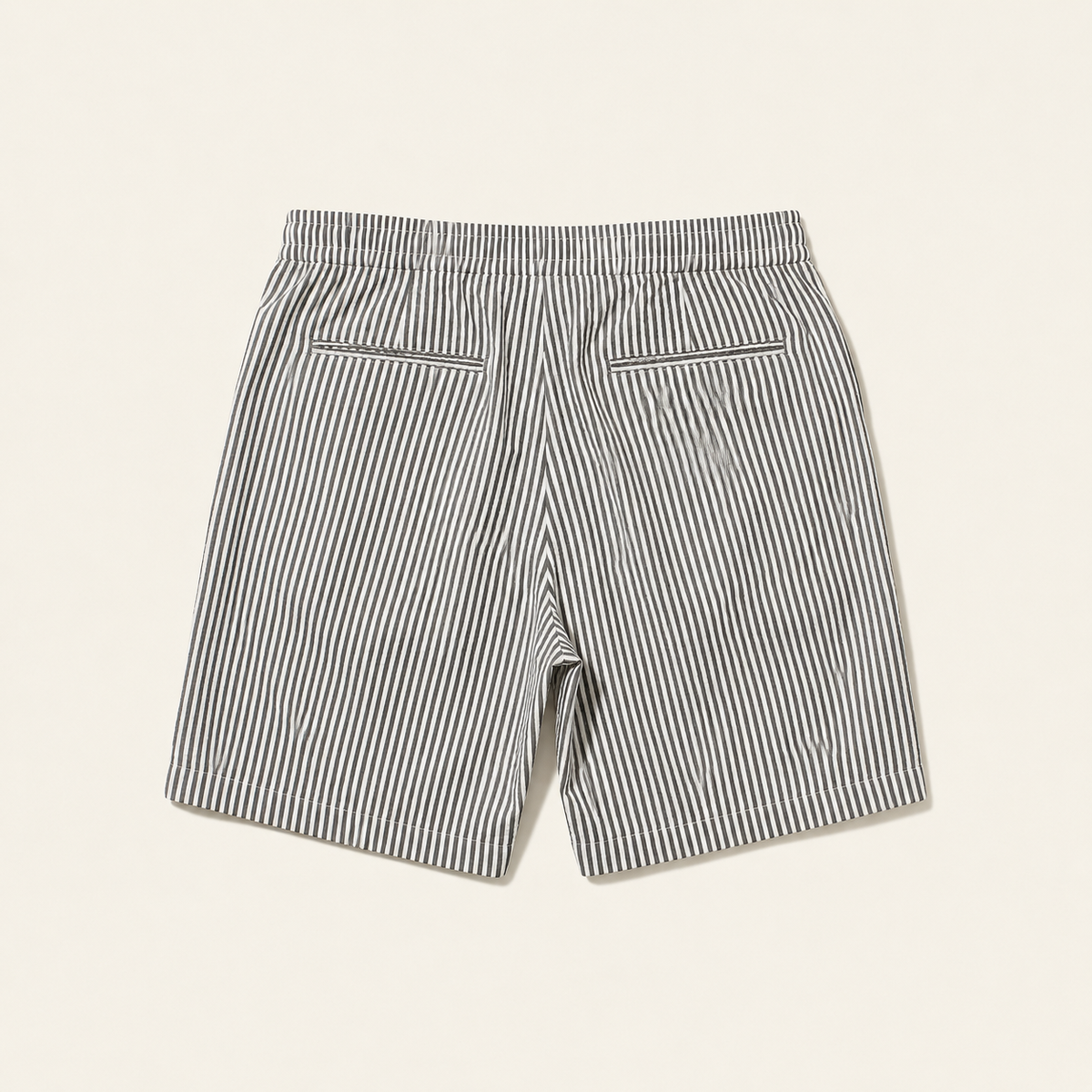 Grey Stripe — The Bellagio Seersucker Shorts