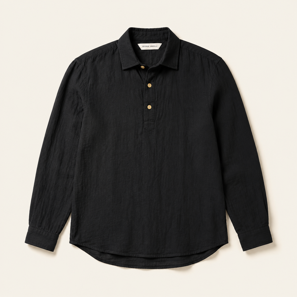 Black — The Astolfo Linen Popover