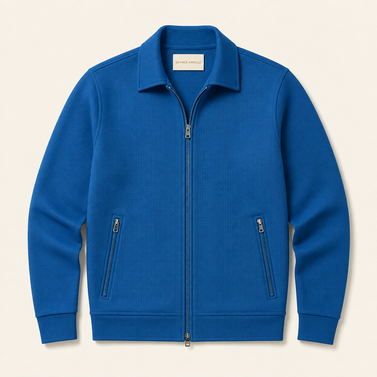 Cobalt — The Antonino Zip Knit