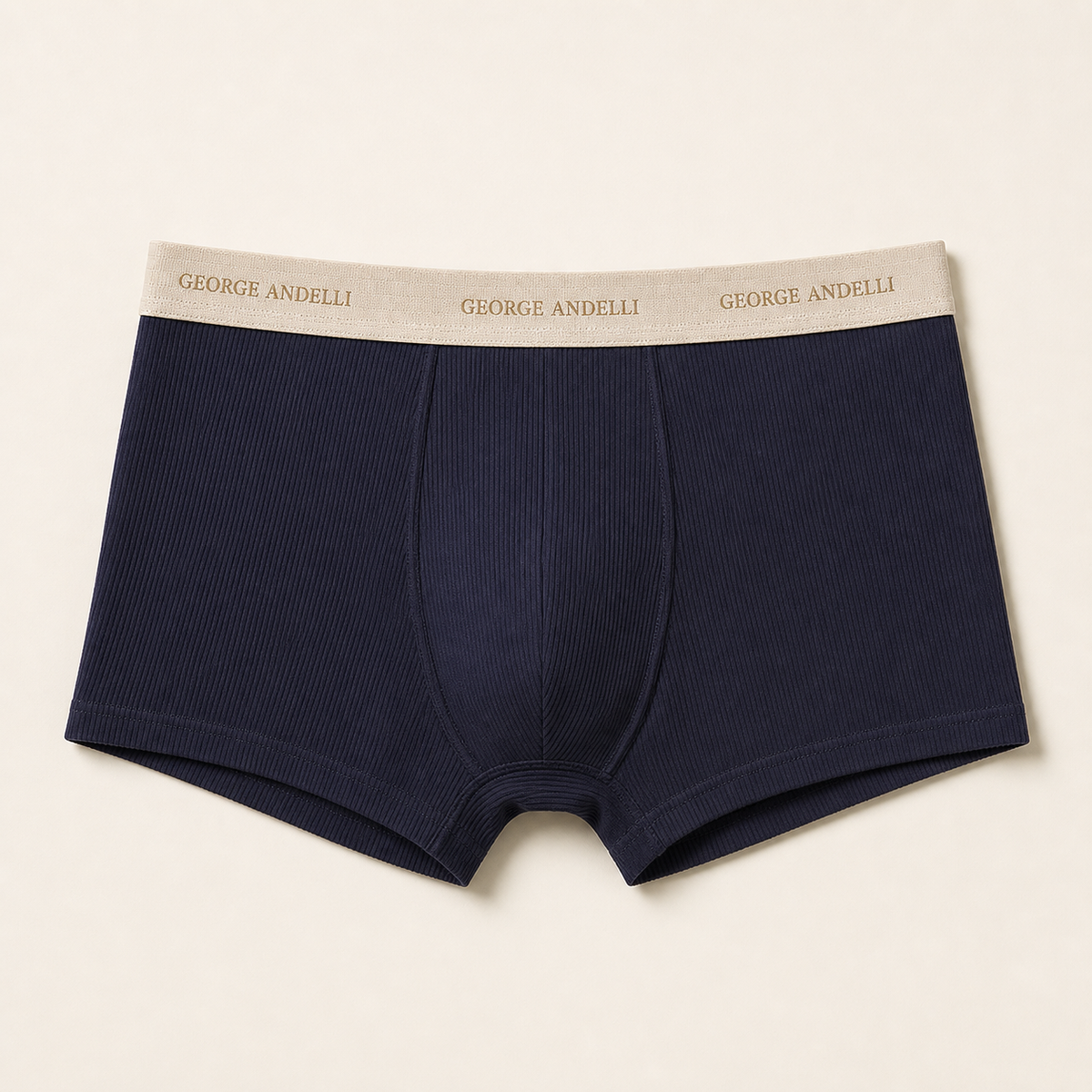Navy — The Ribbed Boxer Three Pack