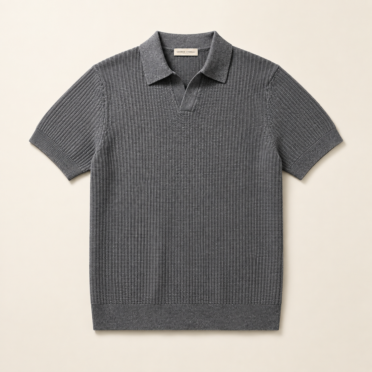 Slate — The Alden Knit Polo
