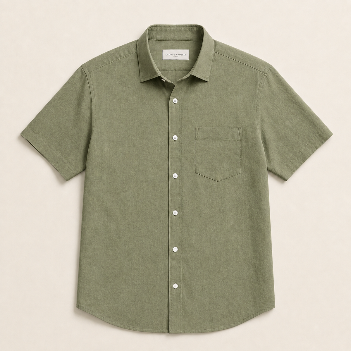 Olive - The Ostuni Cotton Shirt