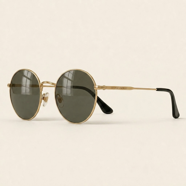 The Procida Round Metal Sunglasses — Round Wire sunglasses