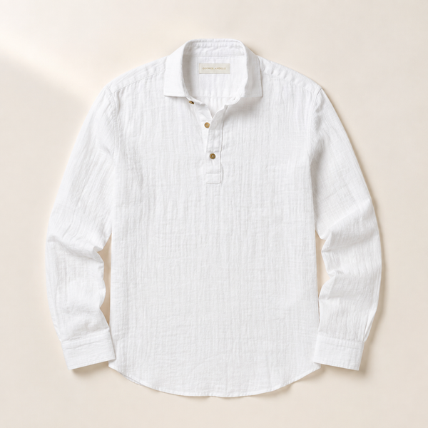 The Astolfo Linen Popover — Shirt