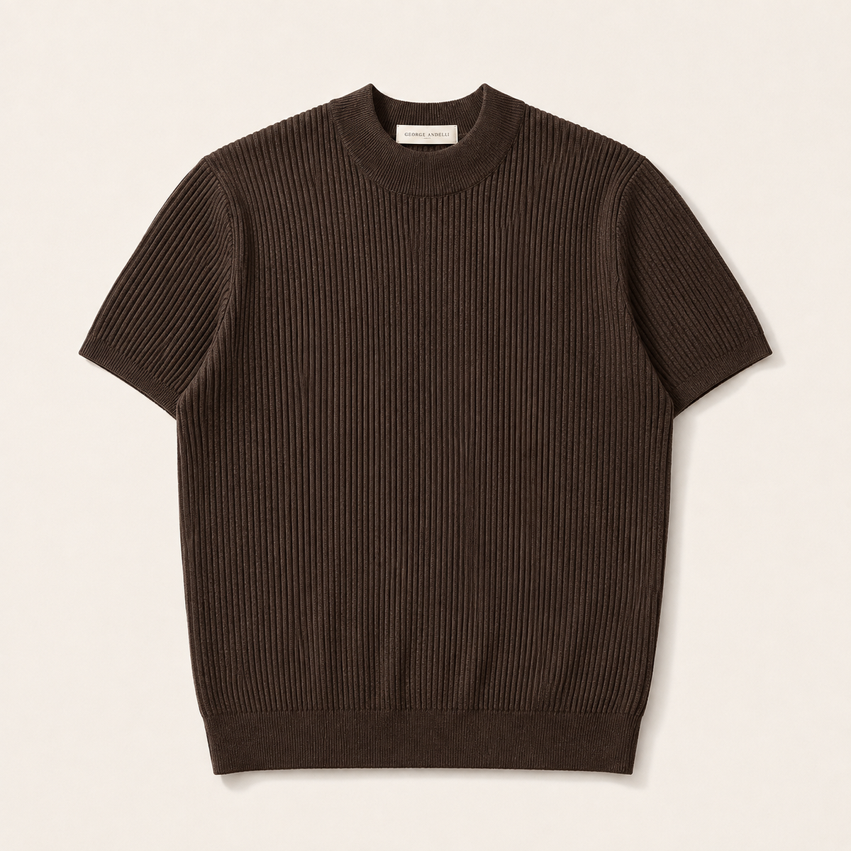Espresso — The Luciano Knit Tee